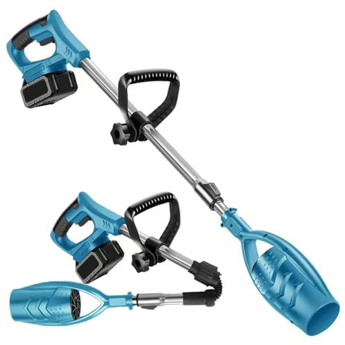 Cordless Leaf Blower with Li-ion Battery,Electric Garden Blowers for Makita Battery,Lightweight & Stretchable Design,Air Blower for Lawn Care Leaf Blowing, Car, Corner Dust Clearing
