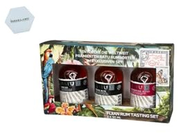 RATU Rum Tasting Set – 3 x 50 ml – Premium-Rum aus Fiji zum Probieren – Dark, Spiced & Signature Blend