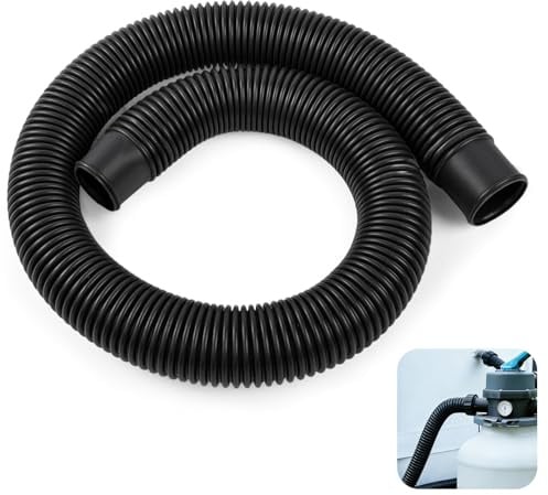 Tubo Skimmer Ø3.8 x 100 CM, Tubo di Ricambio per Pompe Filtro, Tubo per Pompa Piscina, Tubi Flessibile per Pompa Piscina, Tubi di Ricambio per Filtri a Sabbia per Piscina