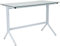 Flash Furniture Escritorios, Transparente/Blanco, 43.2 Pulgadas de Ancho x 21.5 Pulgadas de Profundidad x 28 Pulgadas de Alto