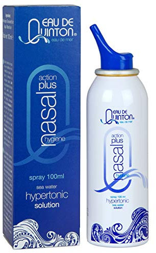 Eau de Quinton - Quinton Hypertonic Spray Nasal, Solución Hipertónica de Agua de Mar, Descongestión y Cuidado Nasal - 100ml