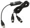 Cable de Entrada de MIDI a USB para Instrumentos, Convertidor de Interfaz MIDI para Teclado Electrónico, Guitarra Electrónica con Indicador LED