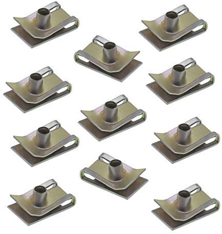 OTOTEC Lot de 20 clips M6 en forme de U pour pare-choc en métal - Fixation en U - Pour véhicules à moteur et appareils ménagers