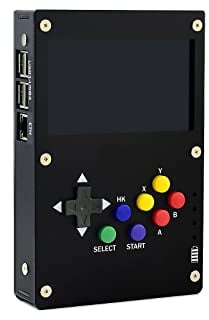 Waveshare Pi Portable Video Game Console,4.3inch 800×480 Pixels IPS Display Compatible with Raspberry Pi B+/2B/3B/3B+/4B (PI4B-2GB Included)