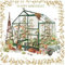 Nigel Quiney Artistic Male Birthday Card - Gardening Greenhouse - Pizazz for Men Range - Gold Foil Finish