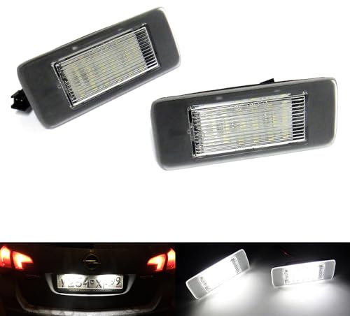 2x LED Kennzeichenbeleuchtung Canbus für Astra J VI Sports Tourer Zafira C III Vectra C II Kombi Escalade