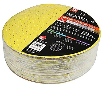 TIMCO Drylining Sanding Discs 120 Grit Yellow - 225mm