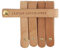 Santa Barbara Design Studio G2715 TableSugar Leder Serviettenringe, natur