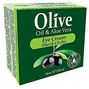 Herbolive Augencreme gegen Augenringe, Olivenöl & Aloe Vera 15ml