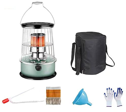 HEATHE Tragbarer Petroliumheizer,Petroleum Heizung,Petroleumofen für Innenräume,Heizkörper,Effizienter Petroleum Ofen,für Outdoor Camping,Eisfischen Wandern Jagd
