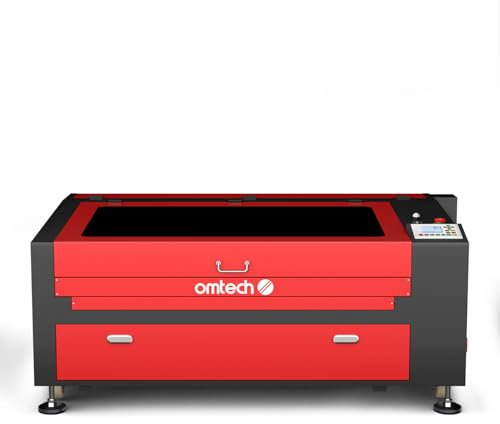 OMTech CO2 Laser 100W Graviermaschine Lasergravierer 1000x600 mm Laserschneider 40 x 24 Zoll Lasergravur Maschine Laser Cutter Laser Engraver Graviergerät Autofokus