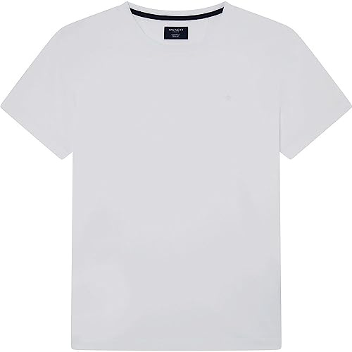 Hackett London Herren Pima Cotton Tee T-Shirt, White (White),XL
