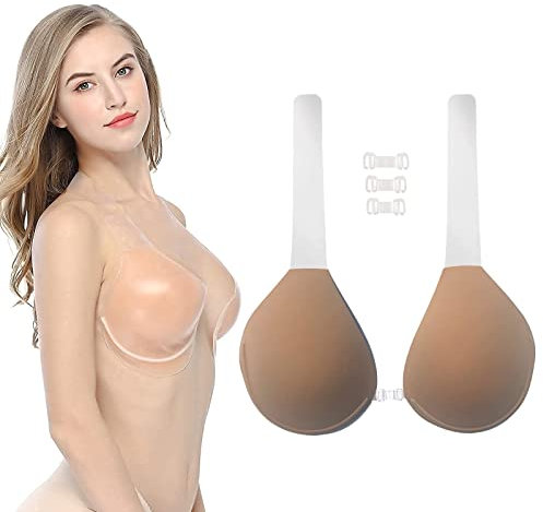 Invisilift Bra for Large Breast, Invisilift Bra, Invisilift Conceal Lift Bra Reusable, Sticky Bra Invisilift Strapless Adhesive, Breast Lift Adhesive Bra for Large Breasts (H,C)