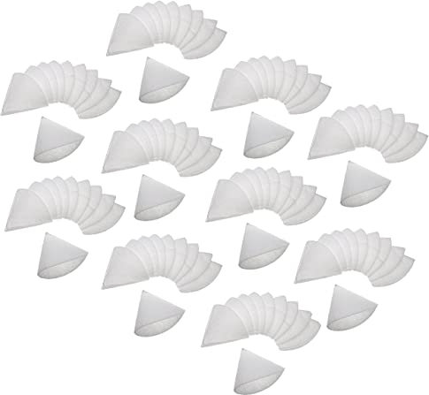 vhbw 100x filtro a cono sostituisce Zehnder 990320032 per impianto di ventilazione - Filtro di scarico G4, DN 125 bianco