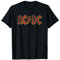 AC/DC Distressed Red Logo Rock Music Band T-Shirt