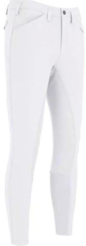 Pikeur Herren Reithose Rossini FFL Weiss Turnier Vollbesatz Midwaist Flex Faux Leather 17_Groessen:52