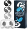 H20VIZ Pro Swim Ear Plugs | 3 Pairs | Waterproof, Reusable Silicone Earplugs for Swimming, Surfing, Snorkeling & All Water Sports | Black, White, Grey
