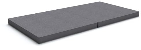 POKAR Spielsofa Kindersofa | Schaumstoff Bausteine | Spielsofa für Kinder mit Schlaffunktion Kuschelecke im Kinderzimmer | Matratze 160 x 80 x 8 cm | Grau