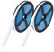 2PCS Ceramic Tile Mildewproof Gap Tape: 6m Bath Sealant Strip, Bathroom Sealant Tape, Self-Adhesive Waterproof Sealing Tape for Sealing and Decorating Corners,Tile, Sink, Baseboard