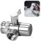Brass Diverter Valve 3 Way Sink Faucet Splitter G1/2 Shower Tap Diverter Valve Adapter Bath Tap Connector Attachment Replacement Part for Kitchen Sink Faucet Bathroom
