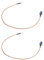 2PCS FAKRA C SMA Adaptateur de L'antenne Masculine Cable RG174 CAR GPS ANTI