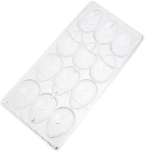 Cabilock 1 Pièce moule à chocolat accessoire de moule de cuisson décorations moule à oeufs outil de chocolat bricolage moule au chocolat de Pâques Plastique Transparent