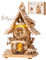 ROKR 3D Wooden Puzzle Wooden Model Kits for Adults, Model Kits Craft Gifts and Decoration for Adults, Cuckoo Clock Wood Color, LC901