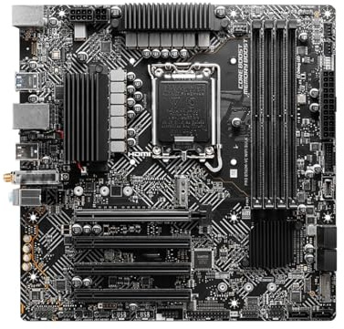 Carte Mere pc Carte mère Fit for MSI Pro B760M-VC WiFi Bulk LGA 1700 Intel B760 DDR5 M.2 Wi-FI 6E Prise en Charge mATX processeur i9-14900F i5-13400 i9-12900