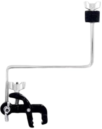 TTETTZ Soporte de Aro para Bombo Abrazadera de Montaje en Z para Percusión Postes de Platillo Diseño Innovador de Acero Inoxidable Compatible para Conciertos, Varilla de Platillo