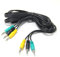 ancable - Cable de Audio de Repuesto para Altavoces Logitech de 5.1 Canales (3,5 Mm, 1/8 TRS Macho a Macho de 6 Pies), Compatible con Logitech Z-5500, Z-5450, Z-5400, Z-5300, Z-906, Z-680, X540, Etc.