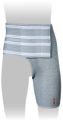 Incrediwear Inc Brace, Unisex, Grey, XXL