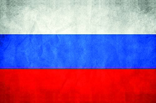 Schatzmix Russland Fahne Länderflagge Russia Flag Metallschild Wanddeko 20x30 cm tin Sign Blechschild, Blech, Mehrfarbig