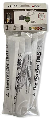 5 Tubes de service Beertender pour tireuse à bière Seb & Krups. Livré en Colissimo 48h