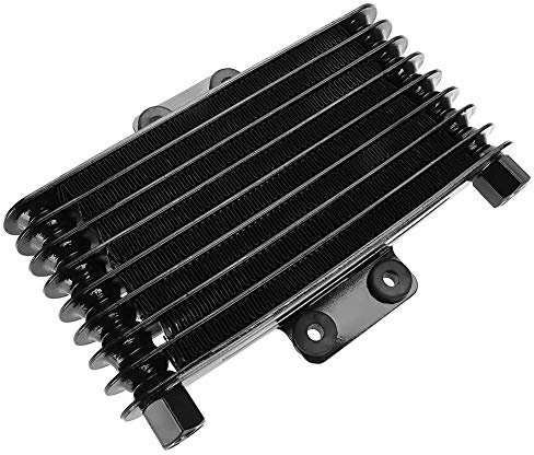 Elerose Radiateur de refroidissement de refroidisseur d'huile moteur 125ml pour véhicule hors route de moto ATV(Noir)