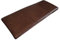 Quattro Meble Antic Braun Echtleder Bankauflage Sitzkissen Lederkissen Sitzpolster Bank Auflage doppelt genähtes Echt Leder Kissen Sitzauflage (40 x 120 cm)