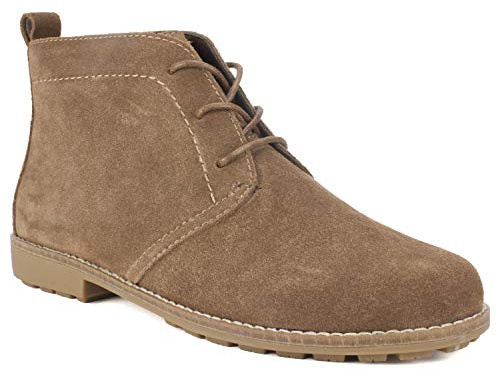 WHITE MOUNTAIN Shoes Auburn Women's Boot, New Chestnut/Suede, 6 M