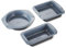 Tower Cerasure T843073 3 Piece Baking Tray Set with Carbon Steel Construction, Graphite