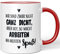 JUNIWORDS Tasse, Wir sind zwar Nicht ganz dicht, Aber Hey, so Macht Arbeiten am meisten Spaß!, Wähle Farbe, Rot
