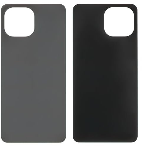 通用 Coque arrière de remplacement pour batterie compatible avec Xiaomi Mi 11 Lite (noir, M2101K9AG, boba noir)