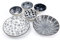 lachineuse - Coffret Repas Japonais - 2 Asiettes Creuses ⌀ 21 cm & 4 Bols à Riz ⌀ 11,5 cm - Style Asiatique Fleurs - Coloris Bleu & Blanc - Vaisselle Japonaise Traditionnelle Zen - Idée Cadeau Japon