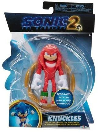 Sonic The Hedgehog Sonic the Hedgehog 2 The Movie Actionfiguren-Kollektion (Knuckles (Serie 2), 10,2 cm