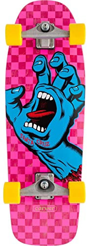 Santa Cruz Surfskate Factory Skateboard Screaming Hand Check Carver Multi 76,7 cm