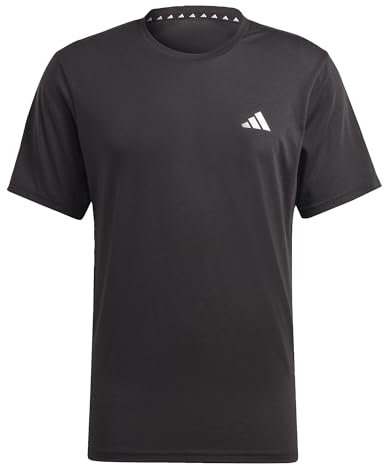 adidas Herren Train Essentials Comfort Training Tee, Black/White, XXL