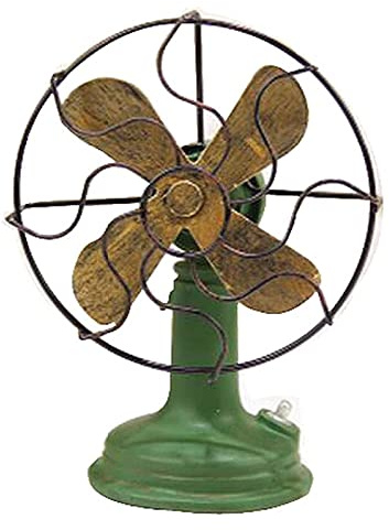 ZEALMAX Classic Vintage Retro Style Objects Models, Handmade Home Decorations Ornaments, The Old Fan