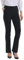 LaiEr Pantalon Femme Ceinture Boucles Stretch Pantalon de Travail Business Casual Jambe Droite Yoga Bootcut Pantalon avec Poches(Black,3X-Large)