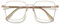 VEVESMUNDO Blaulichtfilter Lesebrille Metall Groß Stylisch Rechteckig Anti Blaulicht Lesehilfen Sehhilfe Brille für Damen Herren (1 Stück Braun Brille, 2.0)
