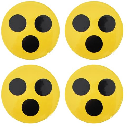 4 Stück Blindenanstecker, Blindenabzeichen für Blinde und Sehbehinderte, Blinden Abzeichen Blinden Anstecker Blindenplakette Blindenzeichen Sehbehinderung Hilfe, Durchmesser 5,8 cm