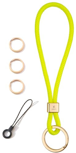 SENLLY Porte-clé Lanière de Poignet, Original Minimaliste Design Dragonne Cordon pour Clés