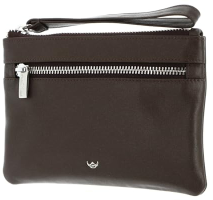 Golden Head Leder Handgelenktasche Valencia RFID Protect RV-Handytasche 4075 Bronze dunkelbraun