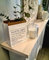 Urban Reclamation Buttermere Rustic Console Table with Hairpin Legs | Reclaimed Scaffold Board Hallway Table | Handmade Radiator Cover Made from Solid Wood (Plain, 140cm)